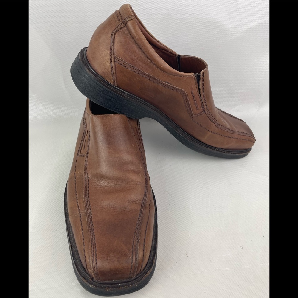 Johnston and Murphy Slips On Cognac Shoes Sz 11 M